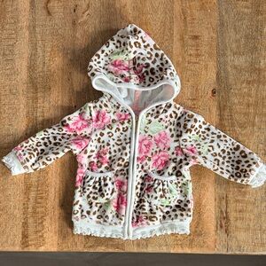 CAMILLA Adorable Floral Leopard Print Jumpsuit Set for Babygirl